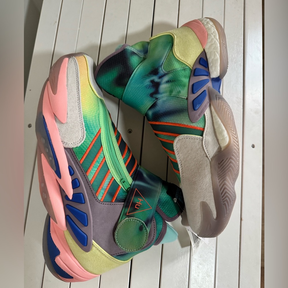 Adidas x Pharrell Williams 0 to 60 Basketball - Multi-Color (FV7333) - Talla 11 - Picture 6 of 10